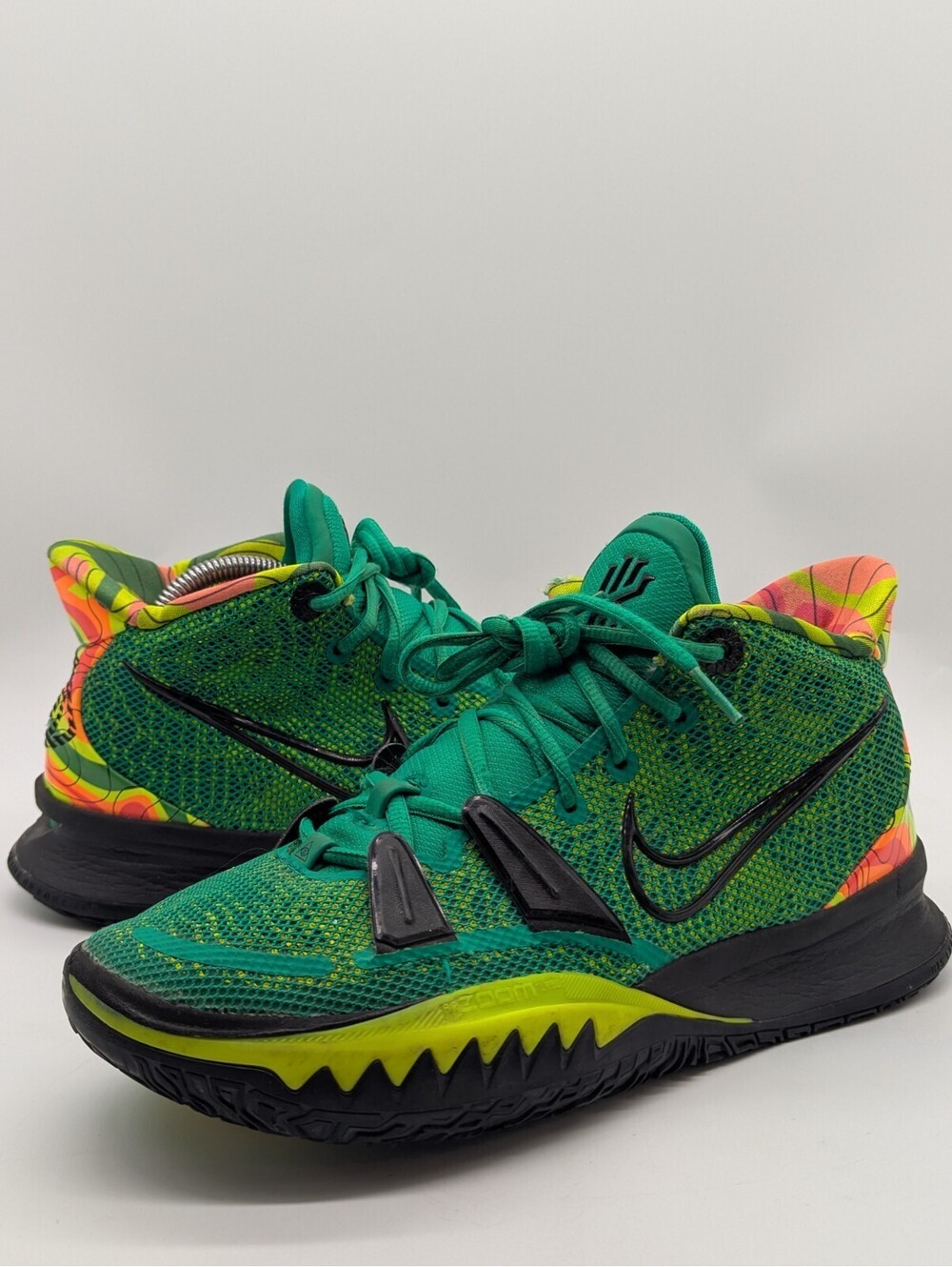 Nike Kyrie 7 Ky-D Weatherman Mens Size 8.5 / Women's 10 CQ9326-300 Green Shoes